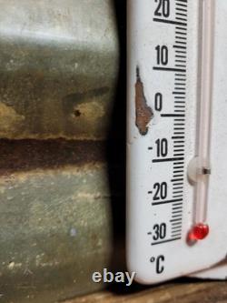 Vintage Coca-cola Porcelain Sign Soda Old Thermometer Coke Beverage Food Drink