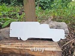 Vintage Coca-cola Simitruck Sprite Boy Porcelain Soda Metal Sign 17 X 5