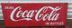 Vintage Coke Coca Cola 43 Single Sided Metal Sign Sled Old