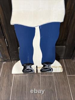 Vintage Coke Coca Cola Advertising Wood Cut Out Waiter Restaurant Vintage