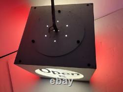 Vintage Coke Coca-cola Light Up Rotating Cube Store Display. Works