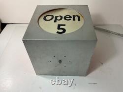 Vintage Coke Coca-cola Light Up Rotating Cube Store Display. Works