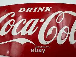 Vintage Coke Sign Fishtail 12