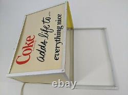 Vintage Come Adds Life To Everything Nice Hanging Light Sign Coca Cola