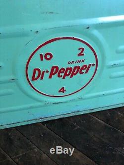 Vintage Dr Pepper Atlas 18 Cooler Coca Cola Coke 7up Pepsi Orange Crush Sign