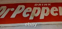 Vintage Dr Pepper Porcelain Sign Coca-Cola Pepsi Mr Pibb Barq's Frostie 20 x 7