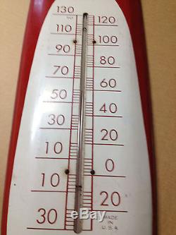 Vintage Drink COCA-COLA cigar working THERMOMETER 30 - sign rare coke