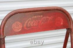 Vintage Drink Coca Cola 2 Sided Bottle Rack 6 Pack Display 25 Cent