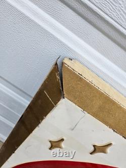 Vintage Drink Coca Cola 3ft Button Sign General Store Advertisement Gas Station