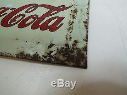 Vintage Drink Coca Cola Bottle Sign Elwood Myers Co