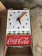 Vintage. Drink Coca Cola Coke Light Up Clock by Neon Products Mint New Old Stock