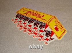Vintage Drink Coca Cola In Bottles 24 Pack Die-cut Case 12 Metal Soda Gas Sign