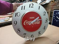 Vintage Drink Coca Cola Round Hanging Wall Clock Sign Advertisement C29