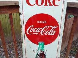 Vintage Drink Coca Cola Things Go Better With A Coke Metal Advertising Sign