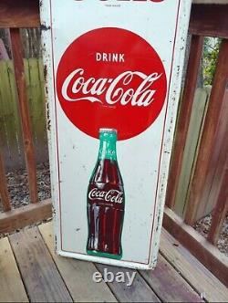 Vintage Drink Coca Cola Things Go Better With A Coke Metal Advertising Sign