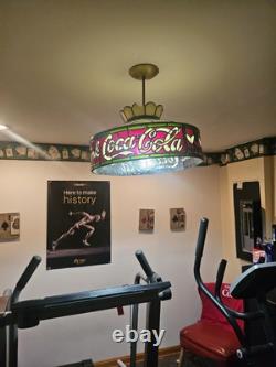 Vintage Early 1900s Drink Coca Cola Porcelain Advertising Sign 30 x 12