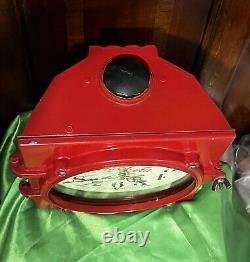 Vintage Econolite Coca Cola Lighted Heavey Clock Unusual