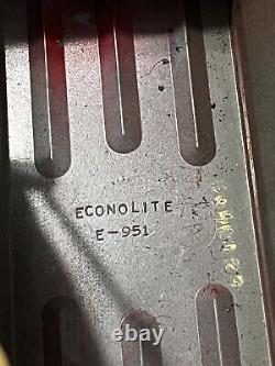 Vintage Econolite Coca Cola Lighted Heavey Clock Unusual