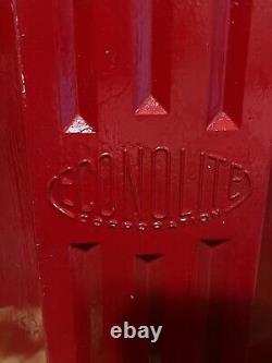 Vintage Econolite Coca Cola Lighted Heavey Clock Unusual