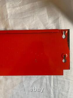 Vintage Enjoy COCA-COLA Screen Door Push Protector Metal Coke Sign 19 x 6