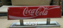 Vintage Enjoy Coca Cola Counter Light Up Sign Advertisement B2