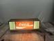 Vintage Enjoy Coca Cola Retro Light Up Tabletop Restaurant Bar Chrome Sign