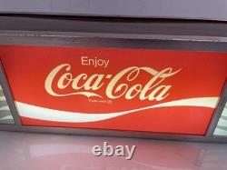 Vintage Enjoy Coca Cola Retro Light Up Tabletop Restaurant Bar Display Sign 14