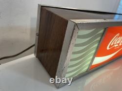 Vintage Enjoy Coca Cola Retro Light Up Tabletop Restaurant Bar Display Sign 14