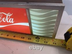 Vintage Enjoy Coca Cola Retro Light Up Tabletop Restaurant Bar Display Sign 14