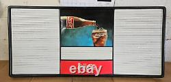 Vintage Enjoy Coca Cola Sign Over ice Menu Board Sign Deli Diner