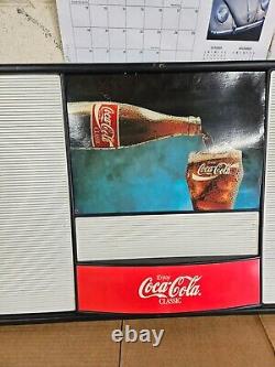 Vintage Enjoy Coca Cola Sign Over ice Menu Board Sign Deli Diner