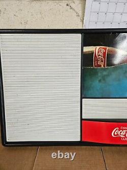 Vintage Enjoy Coca Cola Sign Over ice Menu Board Sign Deli Diner