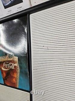 Vintage Enjoy Coca Cola Sign Over ice Menu Board Sign Deli Diner