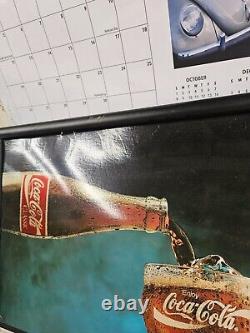 Vintage Enjoy Coca Cola Sign Over ice Menu Board Sign Deli Diner
