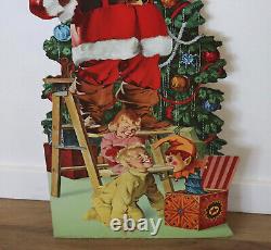 Vintage Holiday Ideas Coke Coca Cola Santa Christmas Soda Cardboard Sign Standee