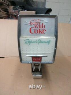 Vintage Ice Cold Coca Cola Soda Dispenser Movie Theater Pop Shop Refresh