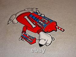 Vintage Icee Frozen Coca Cola Slushy Polar Bear 12 Soda Ice Gas Oil Kmart Sign