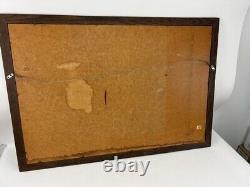 Vintage Large Coca-Cola Mirror Sign Delicious Relieves Fatigue 38 in X 26 in