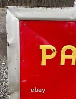 Vintage Late 1940s Pause Drink Coca Cola RARE Sun Spot Campaign Advertising Sign