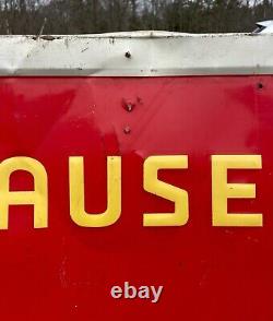 Vintage Late 1940s Pause Drink Coca Cola RARE Sun Spot Campaign Advertising Sign