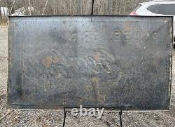Vintage Late 1940s Pause Drink Coca Cola RARE Sun Spot Campaign Advertising Sign