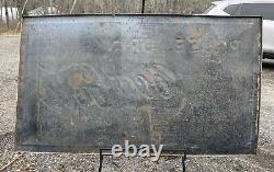 Vintage Late 1940s Pause Drink Coca Cola RARE Sun Spot Campaign Advertising Sign