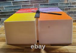 Vintage Lighted Coca Cola Electric Wall Clock Sign