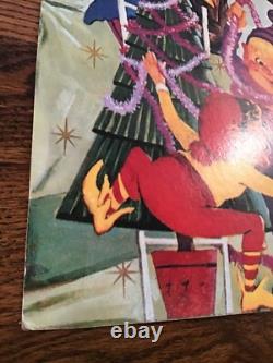 Vintage MCM Coca Cola Santa Elves Stand Up Store Display Sign Standee Easel Vintage MCM Coca Cola Santa Elves Stand Up Store Display Sign Standee Easel