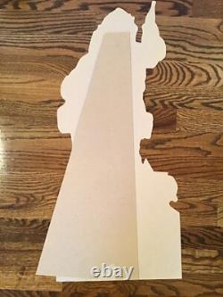 Vintage MCM Coca Cola Santa Elves Stand Up Store Display Sign Standee Easel