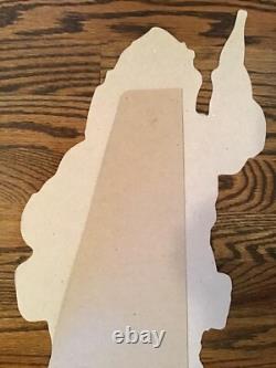 Vintage MCM Coca Cola Santa Elves Stand Up Store Display Sign Standee Easel