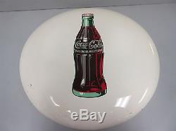 Vintage Metal Coca Cola Bottle Sign 25 Diameter