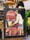 Vintage Metal Coca-Cola Coke Sign Jukebox Girl 29 x 22