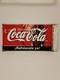 Vintage Metal Coca-Cola Double Sided Sign In Spanish 23 1/2 x 11 3/4
