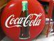 Vintage Metal Coca-cola 36 Button Sign